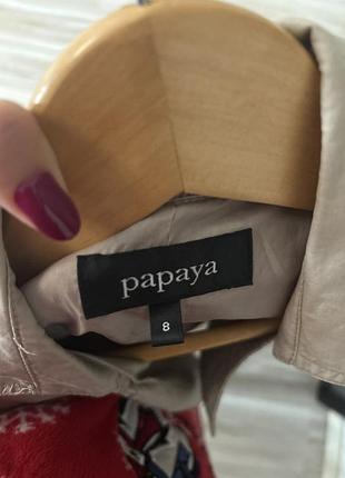 Приталиний треня плащ papaya 2