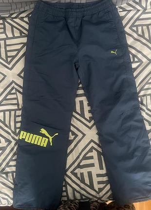Спортивні штани для хлопчиків puma, сині, 92 см