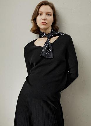 Lilysilk джемпер в рубчик 100% шерсть мериноса 3