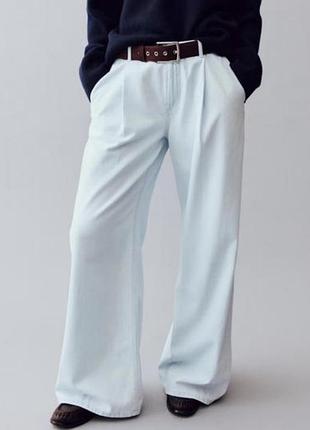 Джинсы h&m loose fit wide regular jeans