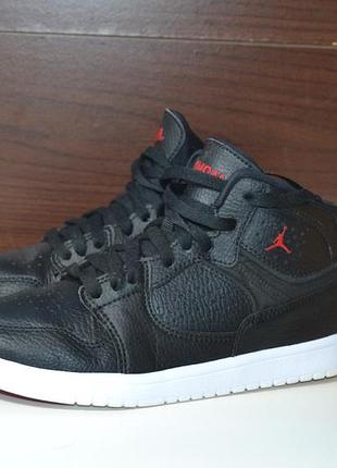 Nike air jordan access 33р кроссовки кожаные хайтопы оригинал