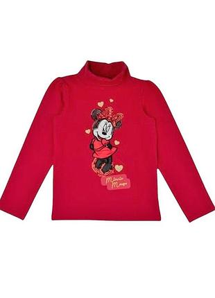 Гольф для девочки prenatal disney minnie mouse 116 см, 5-6 лет, красный