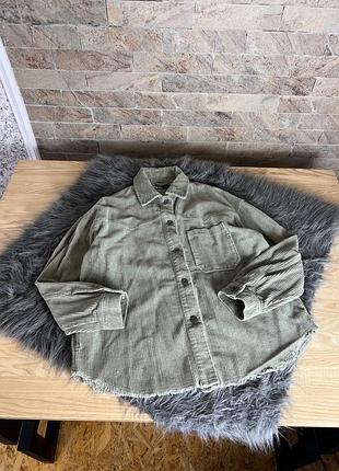 Куртка сорочка вельвет zara