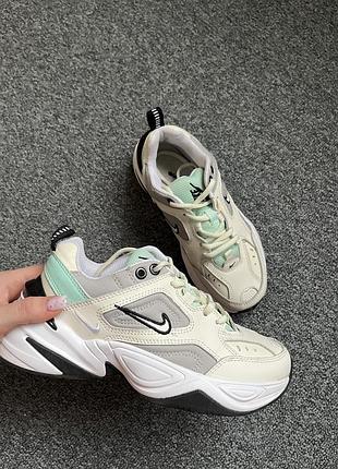 Кросівки жіночі nike білі з м'ятним, розмір 37, довжина устілки 23,5 см
