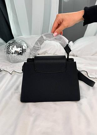 Женская сумка премиум capucines bb black 4