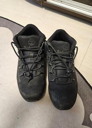Чоботи чоловічі timberland чорні шкіряні