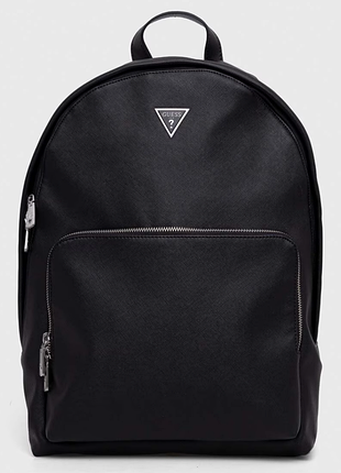 🎒 базовий чорний рюкзак guess / міський рюкзак для ноутбука (формат а4)