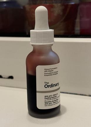 The ordinary - aha 30% + bha 2% peeling solution - кислотний пілінг для обличчя - 30ml 2