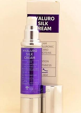 Green pharm крем с гиалуроновой кислотой и протеинами шелка hyaluro silk cream spf-15  результат использования крема:  увлажнение и смягчение