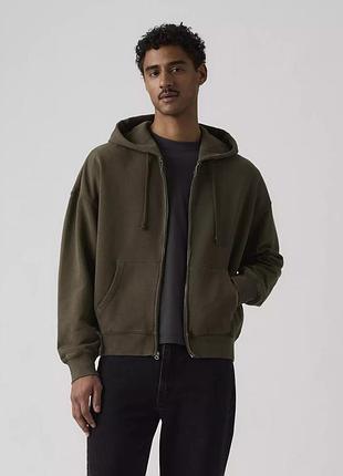 Толстовка чоловіча на блискавці levi's