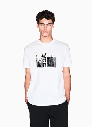 Чоловіча футболка armani exchange з принтом