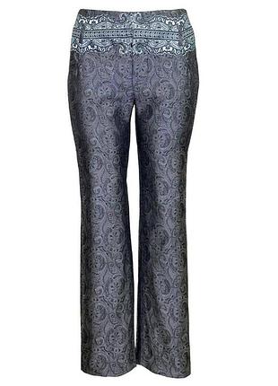 Брюки жіночі balenciaga nicolas ghesquière вінтажні шовк жакард baroque ss2006