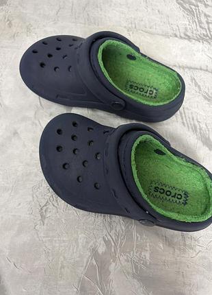 Теплі крокси crocs, оригінал, р.c10 (р.27) 2