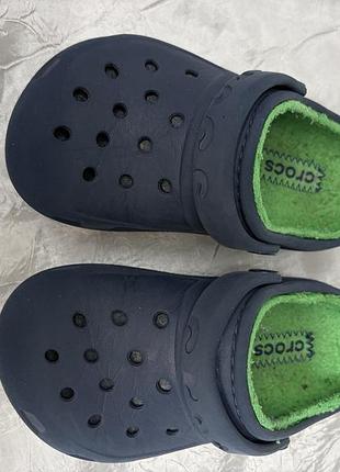 Теплі крокси crocs, оригінал, р.c10 (р.27) 3