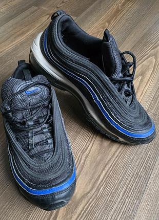 Кросівки чоловічі nike air max 97 чорні з синім