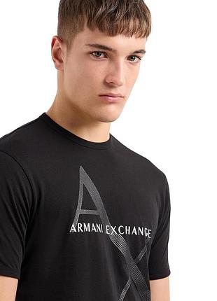 Футболка armani exchange с логотипом 3