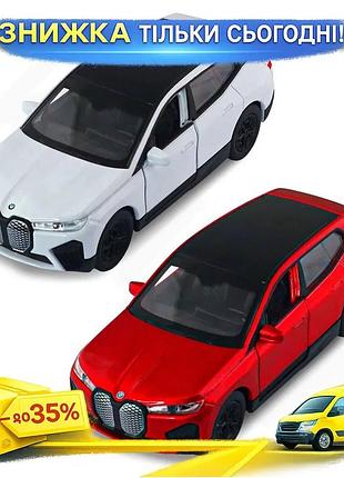 Ku bmw ix красный universal fit белый коллекционная игрушка для детей от 3 лет металлический корпус с uni2l_k