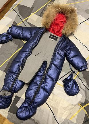Пуховий комбінезон moncler (оригінал) 0-6м