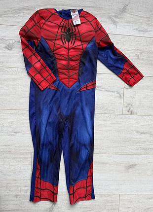 Костюм spiderman/ спайдермен/ супергерой/ карнавальний костюм marvel/ 116-122