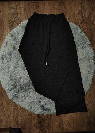 Брендовые,модные, штанишки,брюки палаццо для девочки 10-11 р-h&amp;m