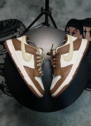 Nike dunk low lx «ale brown» коричневі, розмір 39