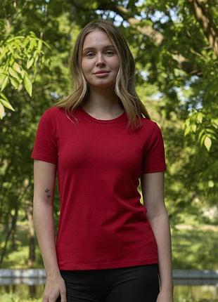 Футболка классическая красная #