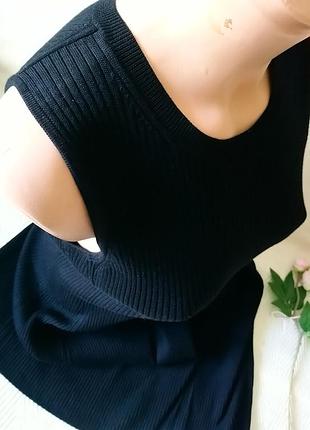 Сукня трикотажна в рубчик, uniqlo, l 5