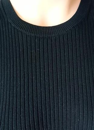 Сукня трикотажна в рубчик, uniqlo, l 4