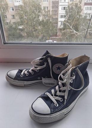 Кеди жіночі converse сині, розмір 37, довжина устілки 24.5 см