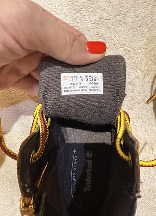 Черевики дитячі timberland коричневі 4