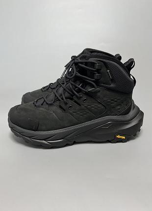 Трекінгові зимові черевики на гортексі hoka one one kaha 2 mid gtx gore-tex vibram оригінал 1123156 bblc