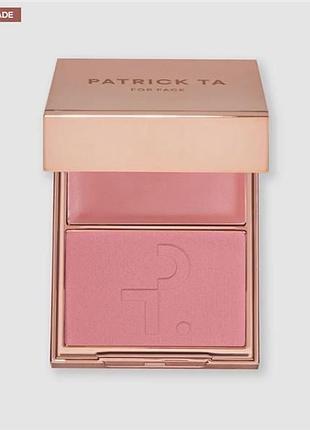 Палетка рум'ян major beauty headlines – double-take crème & powder blush blush duo у новому відтінку out of office (cool pink)