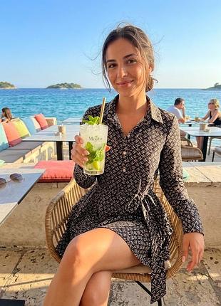 Коротка жіноча сукня mohito з принтом, розмір s
