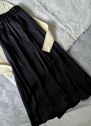Сатинова спідниця міді zara