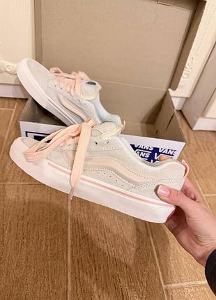 Кеды vans knu skool pink 2
