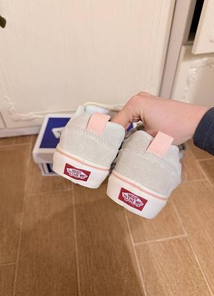 Кеды vans knu skool pink 3