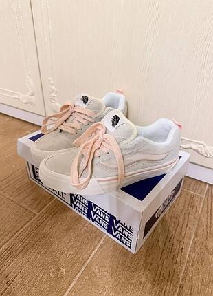 Кеды vans knu skool pink 6