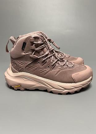 Трекінгові зимові черевики на гортексі hoka one one kaha 2 mid gtx gore-tex vibram оригінал 1130529 pmpw