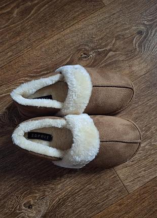 Уютные домашние тапочки esprit в стиле ugg, р. 38 (оригинал).