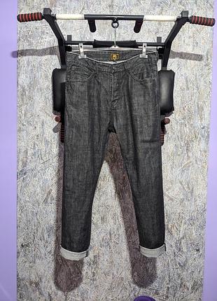 Селведж джинсы indigo farm (藍龍) raw selvedge denim w34/l30
