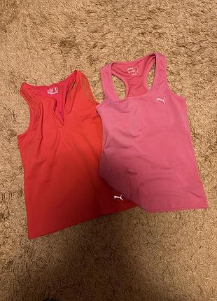 Майка жіноча puma спортивна рожева