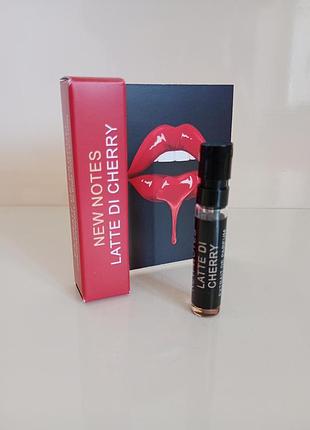 New notes latte di cherry exstrait de parfum пробник 2 мл.
