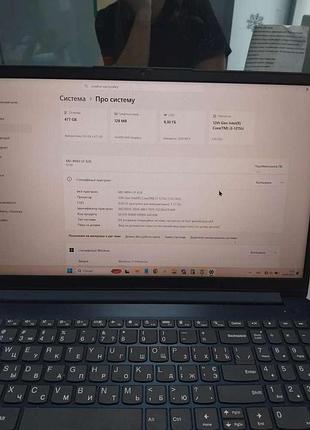 Ноутбук б/у lenovo ideapad 3 15iau7 (intel core i3-1215u @ 1.2ghz/ram 8gb/ssd 512gb/intel uhd graphics)