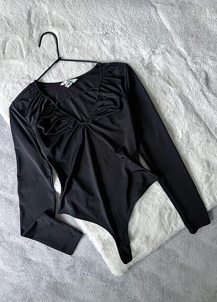 Чорний боді h&m 2