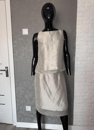 Шовковий костюм laura ashley