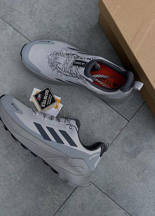 Кросівки чоловічі adidas terrex free hiker gore-tex сірі