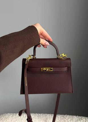 Hermès kelly 20 chocolate 21 x 14 x 6