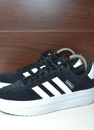 Adidas vl court bold 39р кеды кожаные кроссовки оригинал