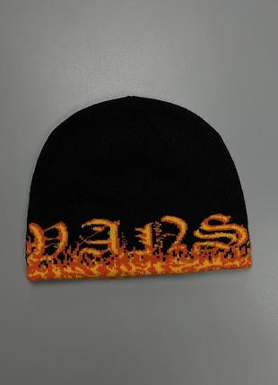 Шапка vans hovley beanie black flame