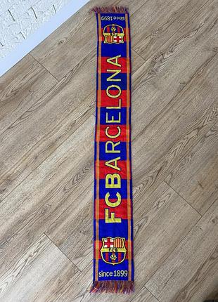 Шарф футбольний фанатський fc barcelona оригінал